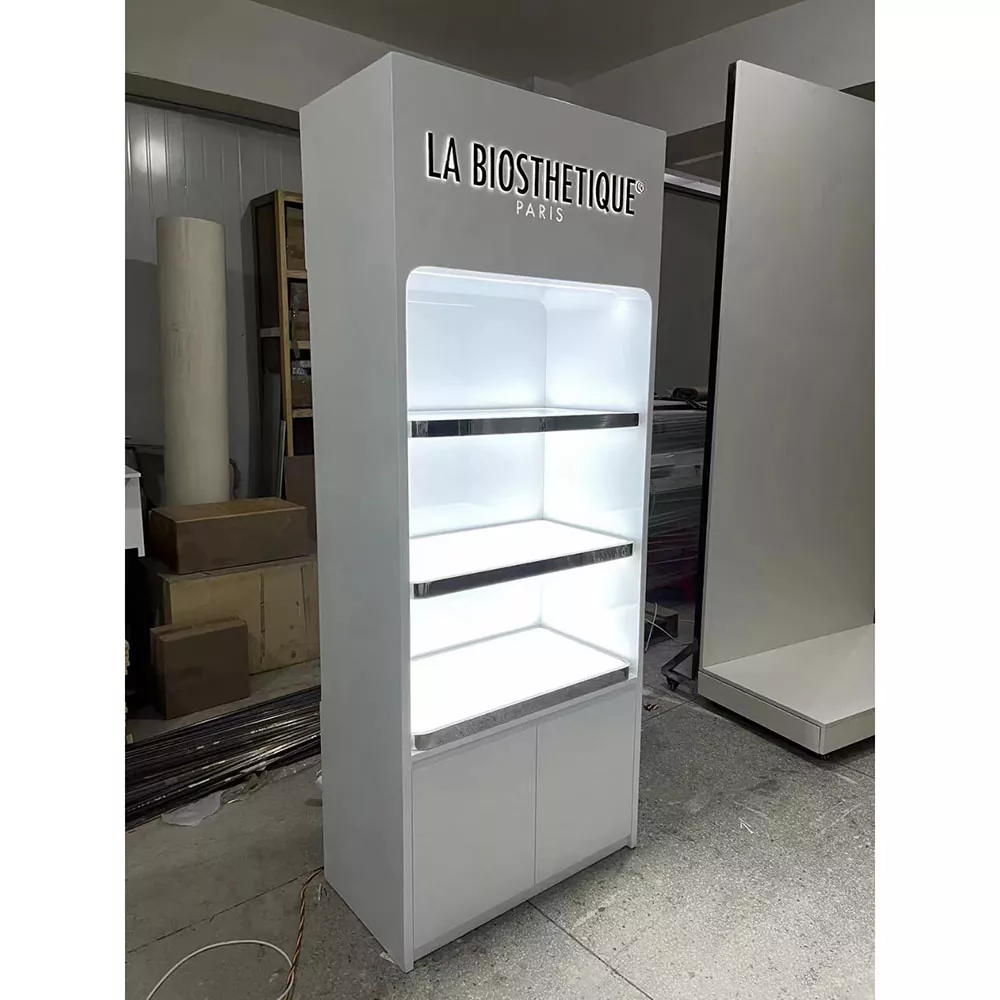 Stainless Steel Perfume Display Cabinet
